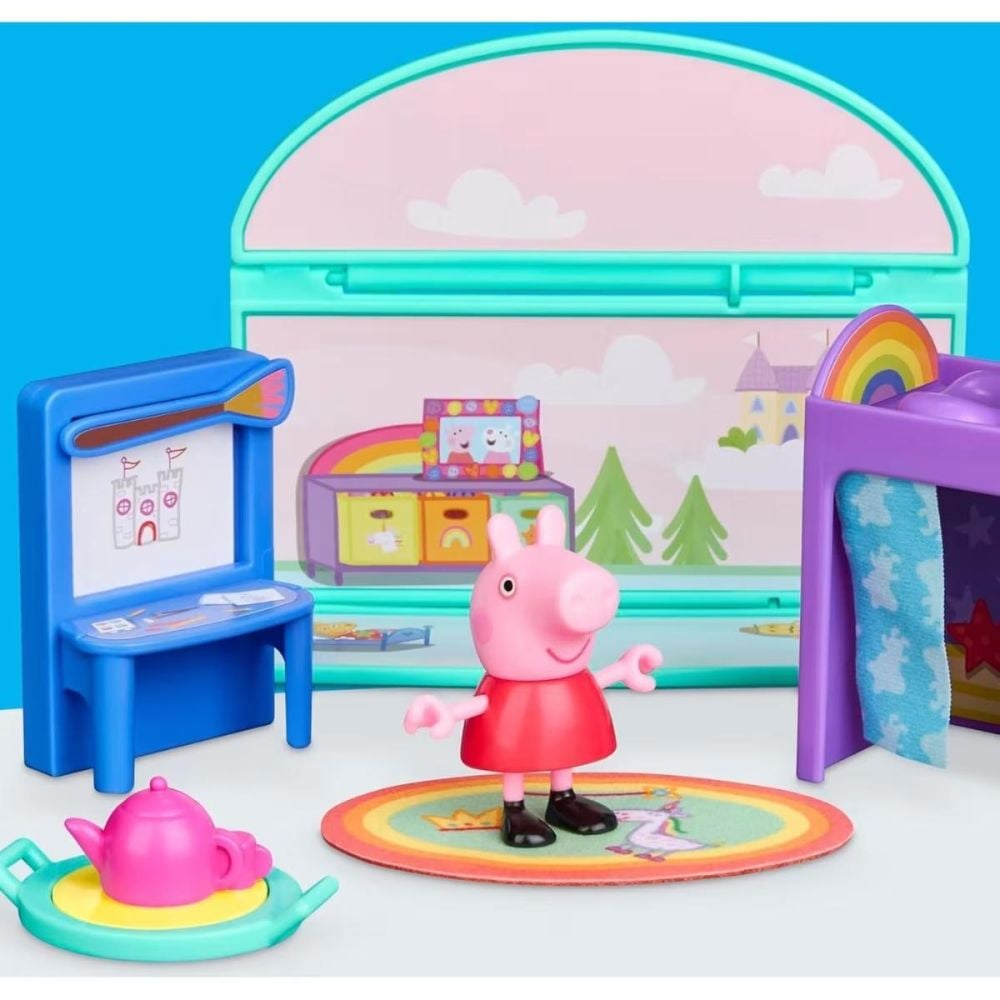 Set de joaca cu figurina, Peppa Pig, Peppas Bedroom, G2834