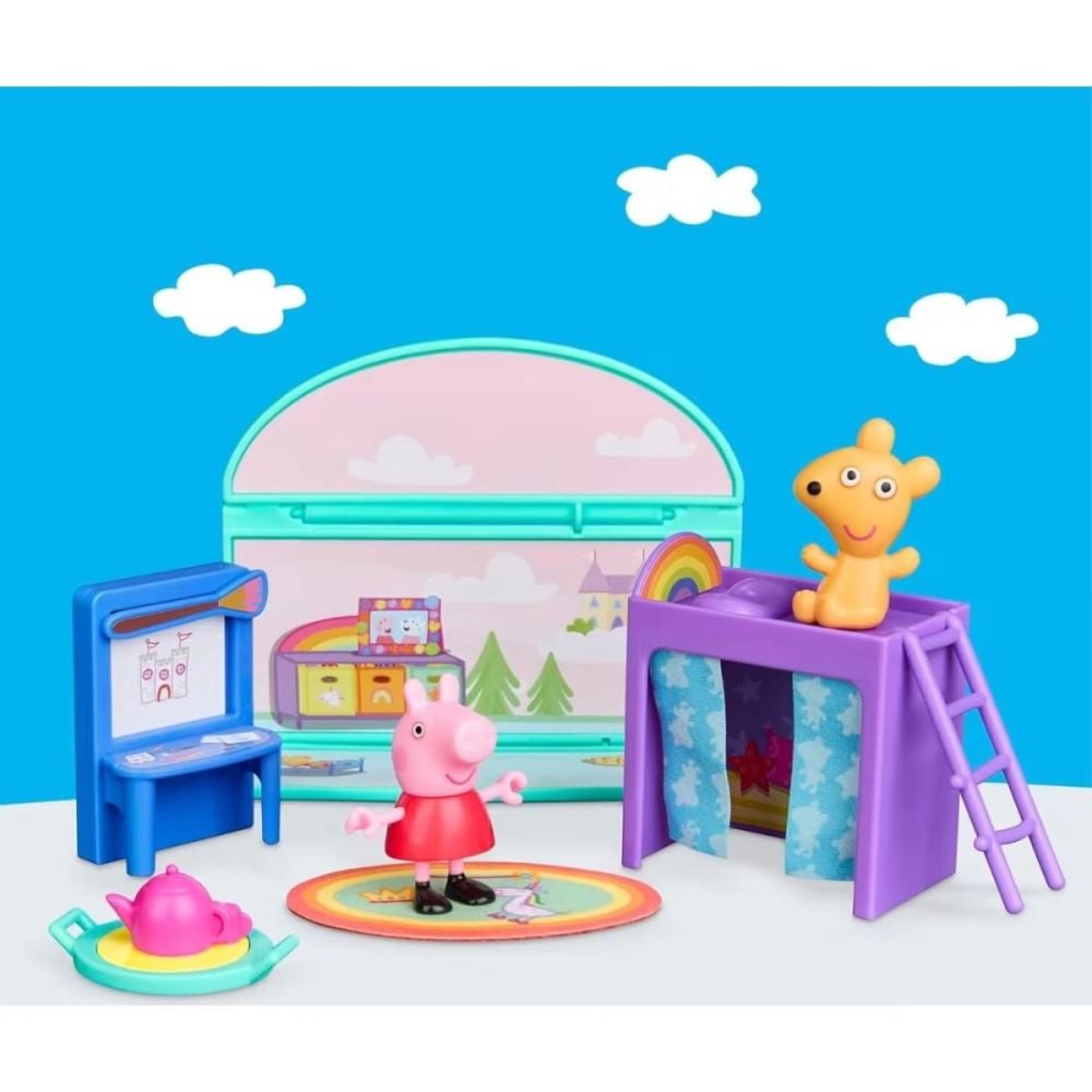 Set de joaca cu figurina, Peppa Pig, Peppas Bedroom, G2834