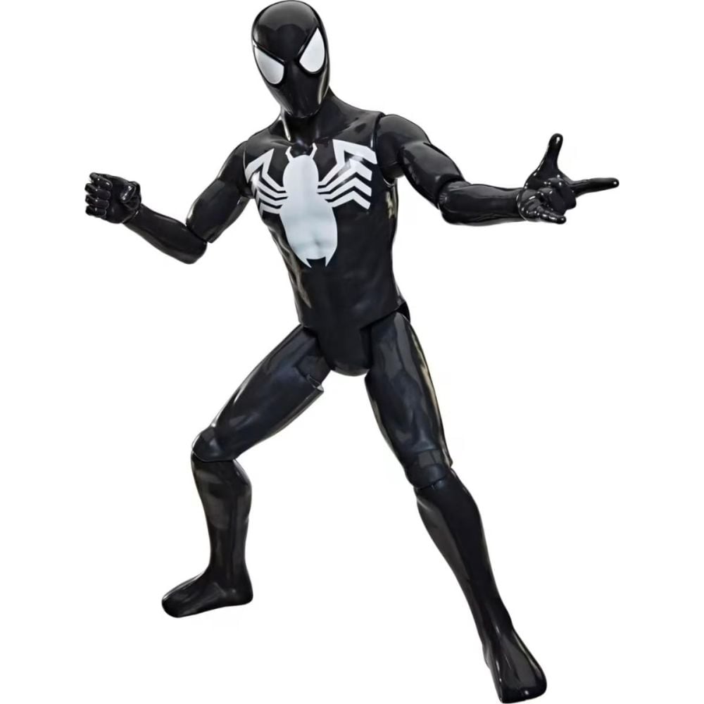 Figurina articulata, Marvel, Spider-Man Titan Series, Black Suit Spider-Man, G2860