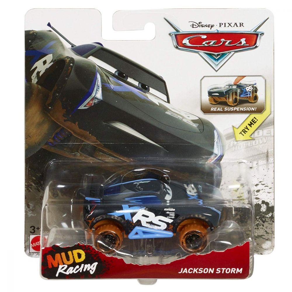 Masinuta Disney Cars XRS Mud Racing, Jackson Storm, GBJ38
