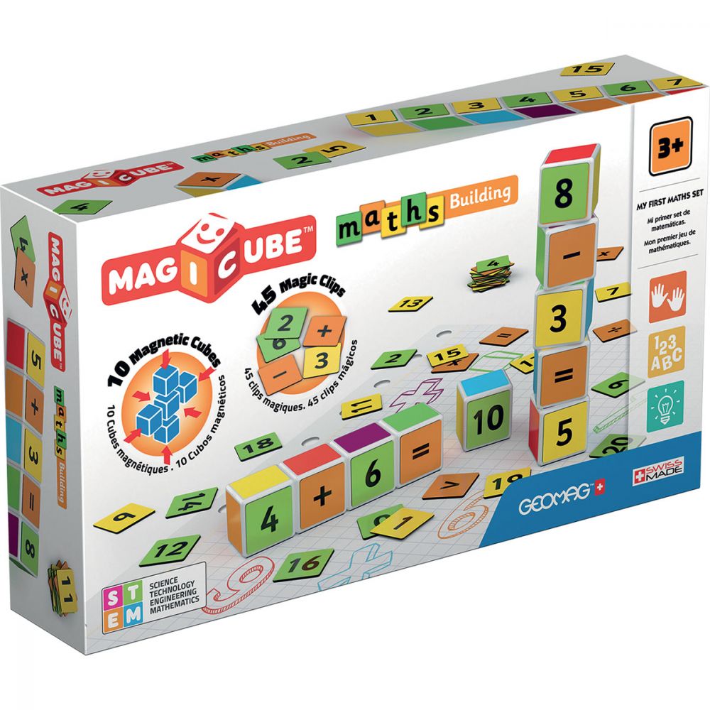 Joc de constructie magnetic Magic Cube, Maths Building