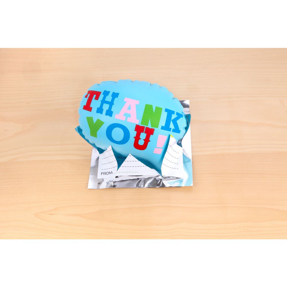 Balon surpriza cu mesaj "Thank you"