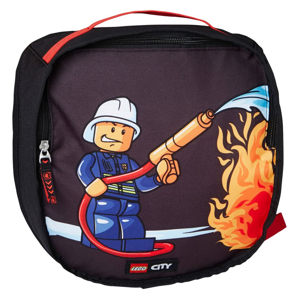 Ghiozdan LEGO City Fire cu geanta sport detasabila, 41 cm