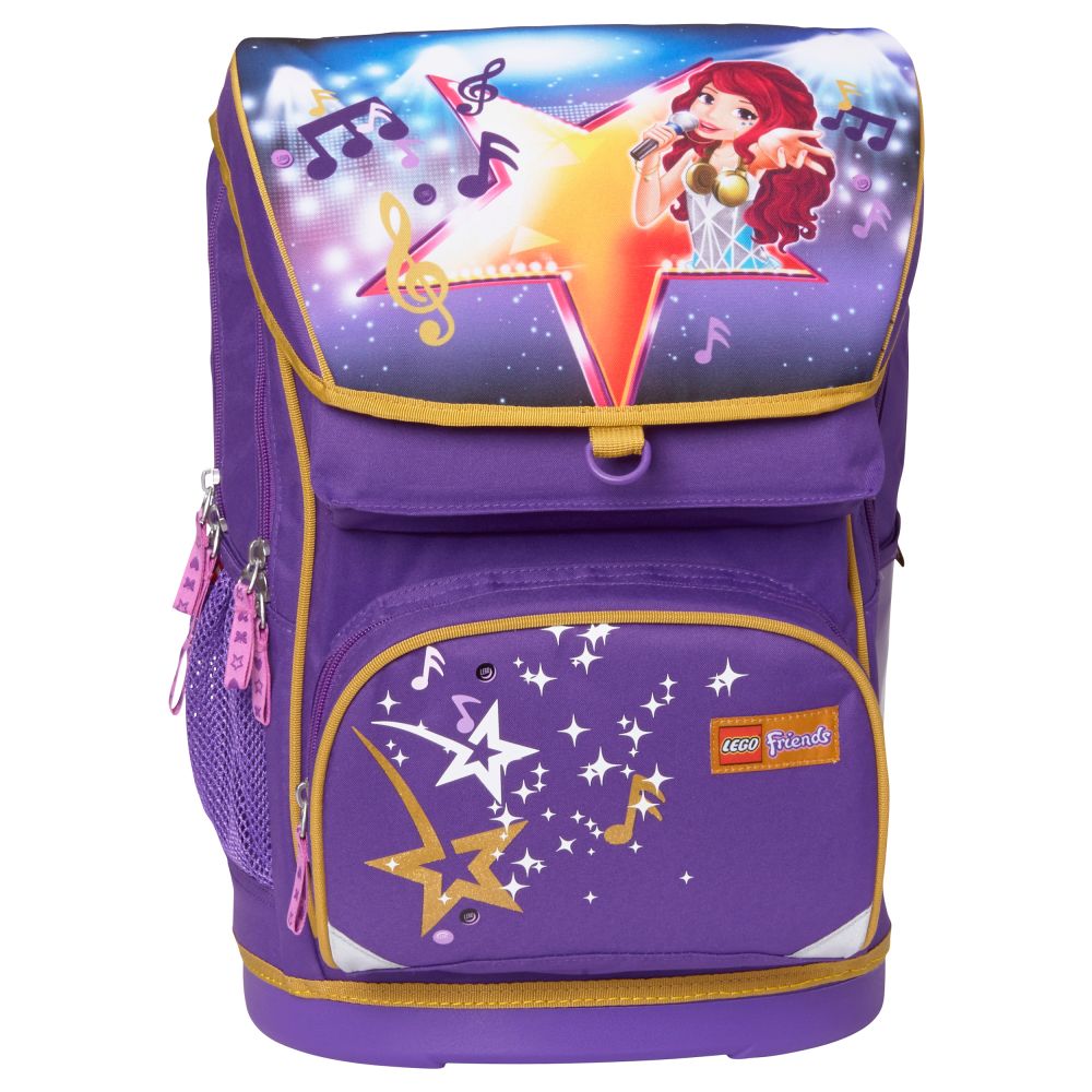 Ghiozdan LEGO Friends Pop Star cu geanta sport detasabila, 41 cm
