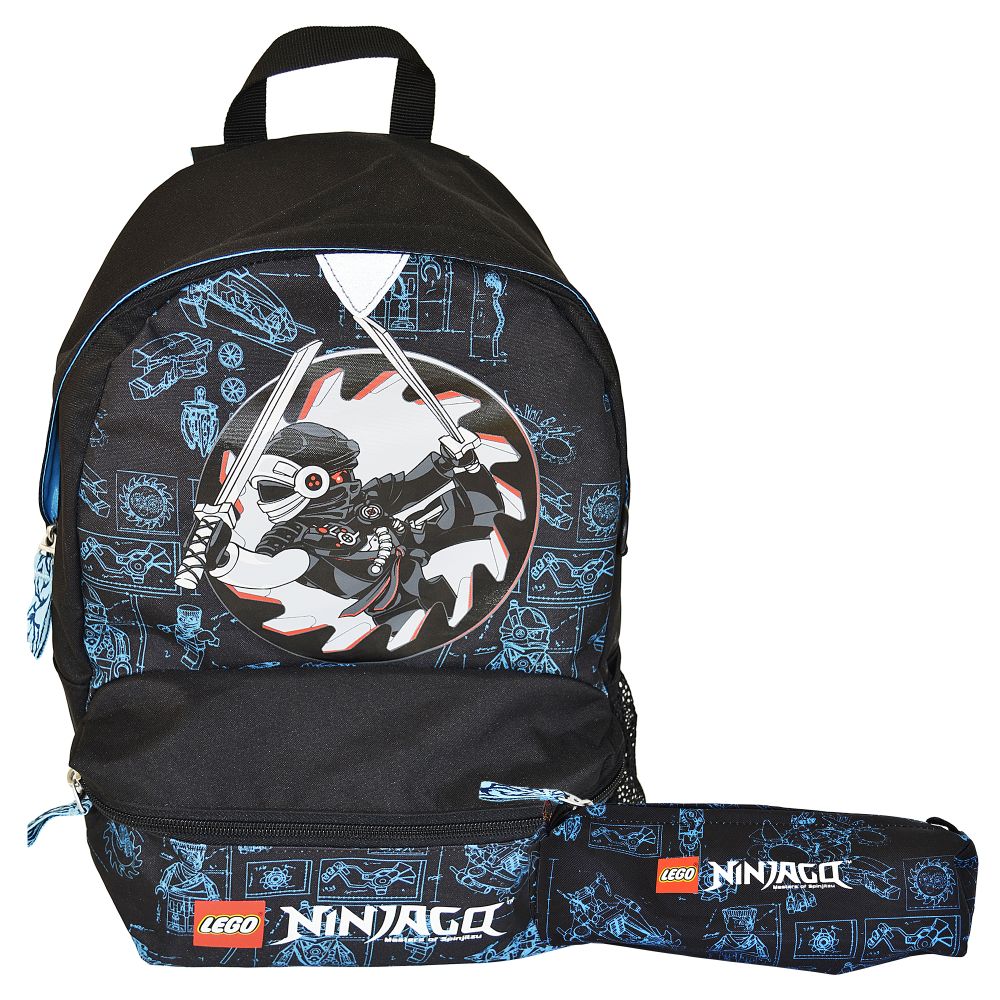Ghiozdan scoala + penar - LEGO Ninjago Rebooted, 38 cm