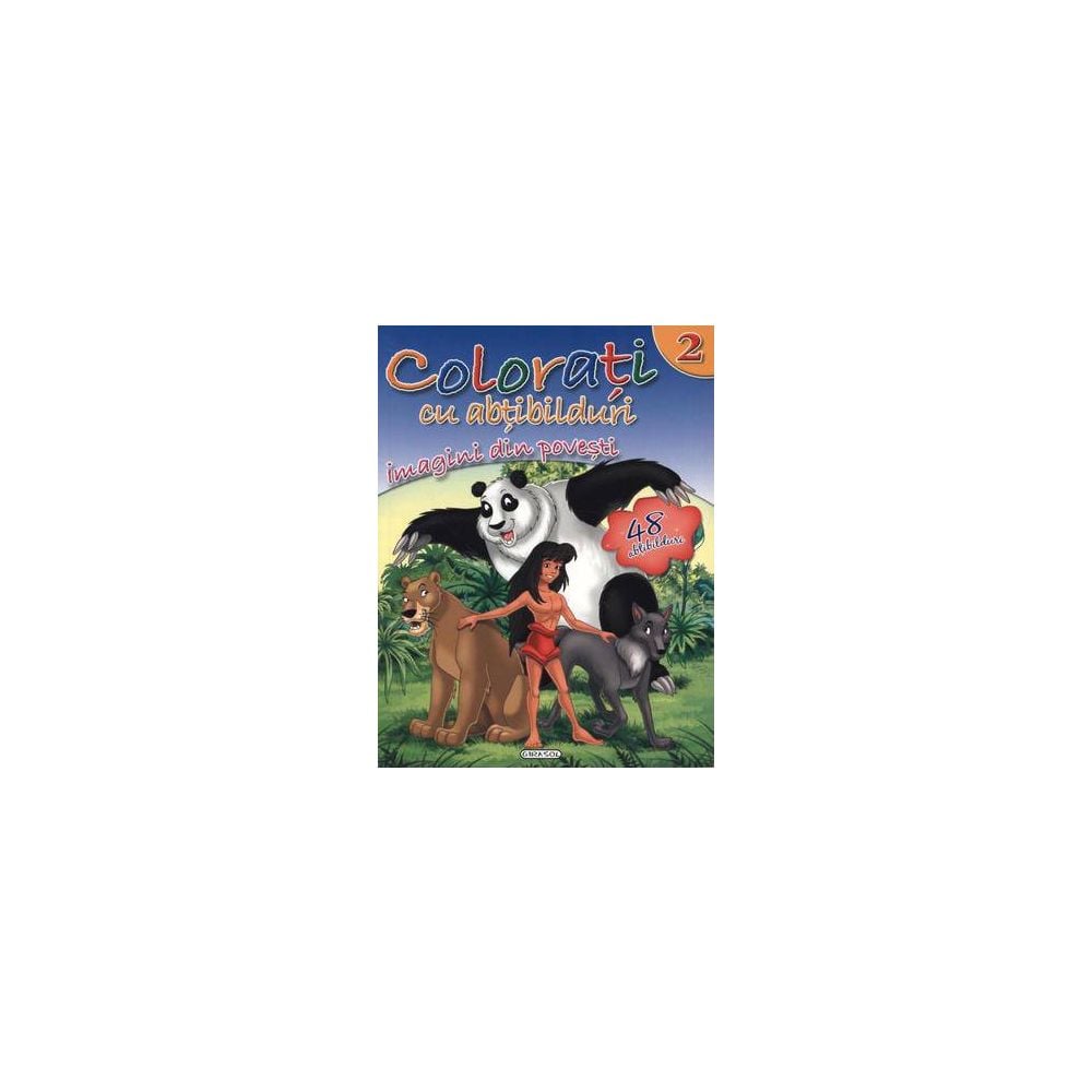 Girasol - Colorati cu abtibilduri 2 - Imagini din povesti