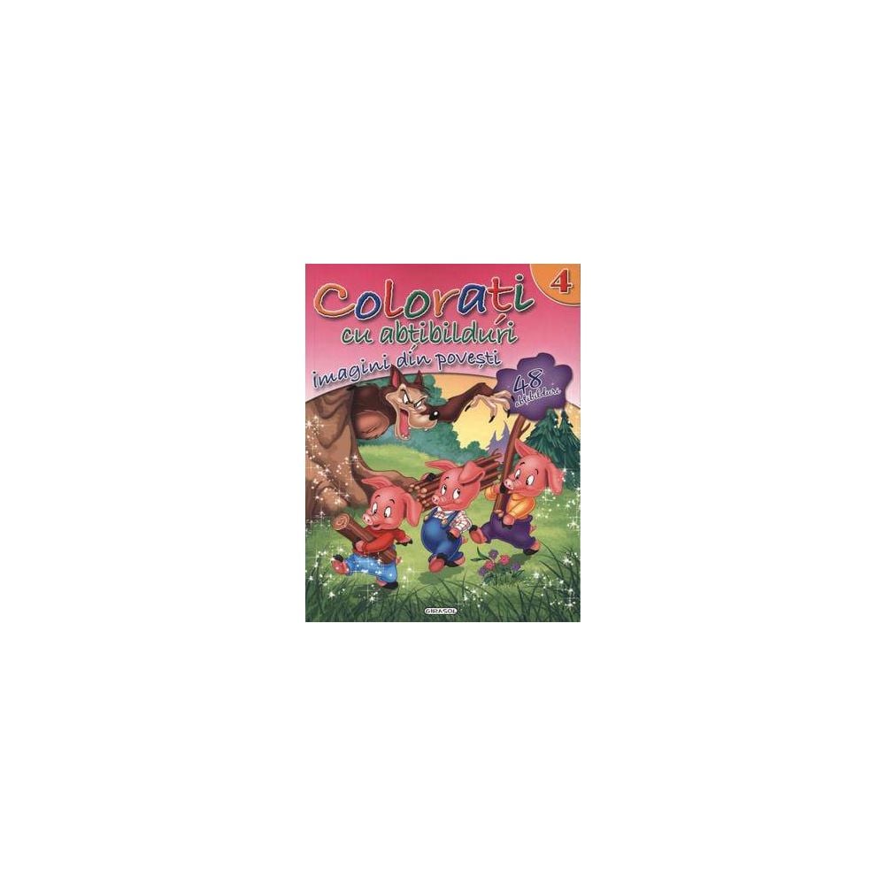 Girasol - Colorati cu abtibilduri 4 - Imagini din povesti