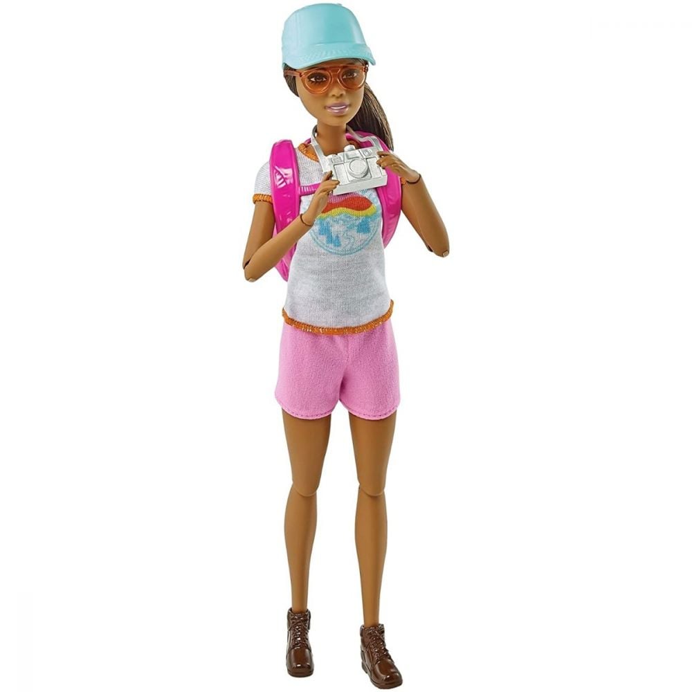 Set de joaca Papusa Barbie cu accesorii Welness GRN66