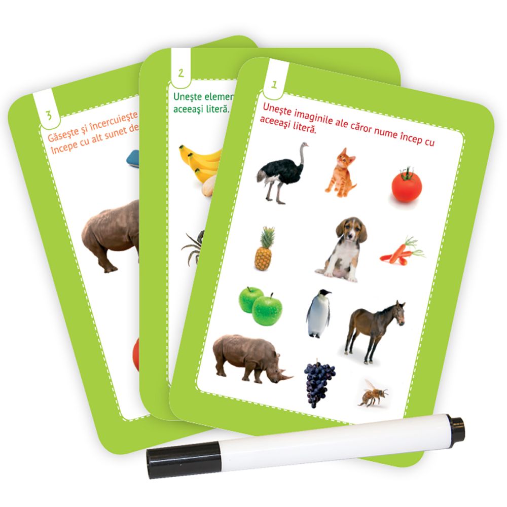 Editura Gama, Scrie si sterge Junior Plus, Jocuri cu litere