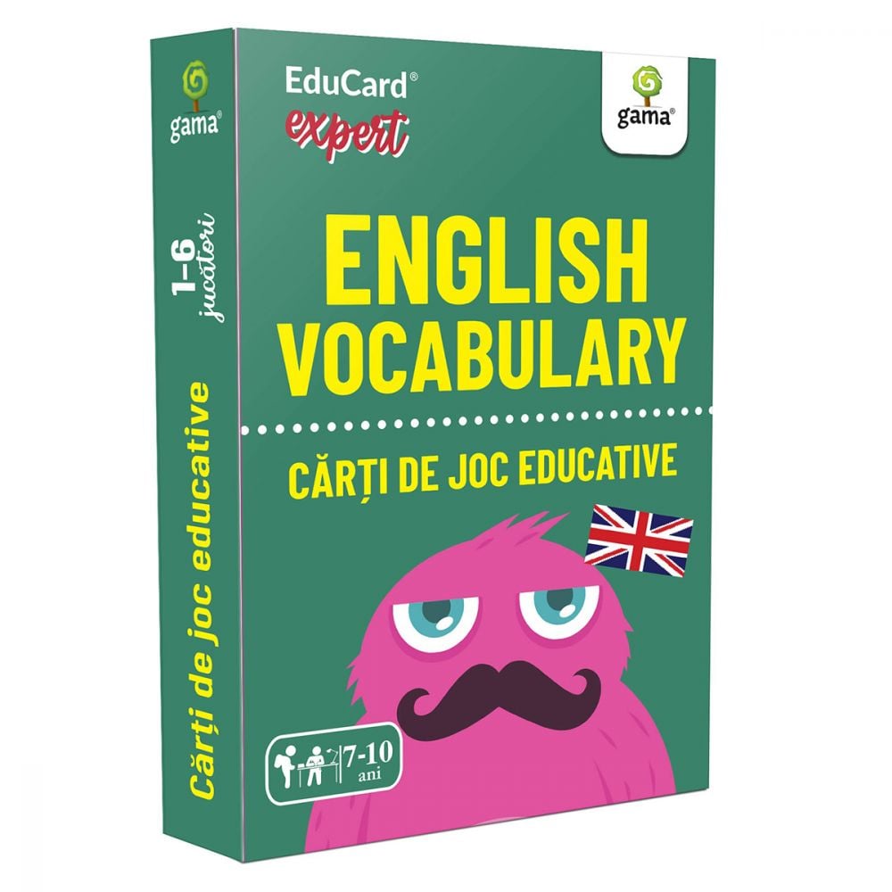 Editura Gama, Carti de joc educative Expert, English Vocabulary