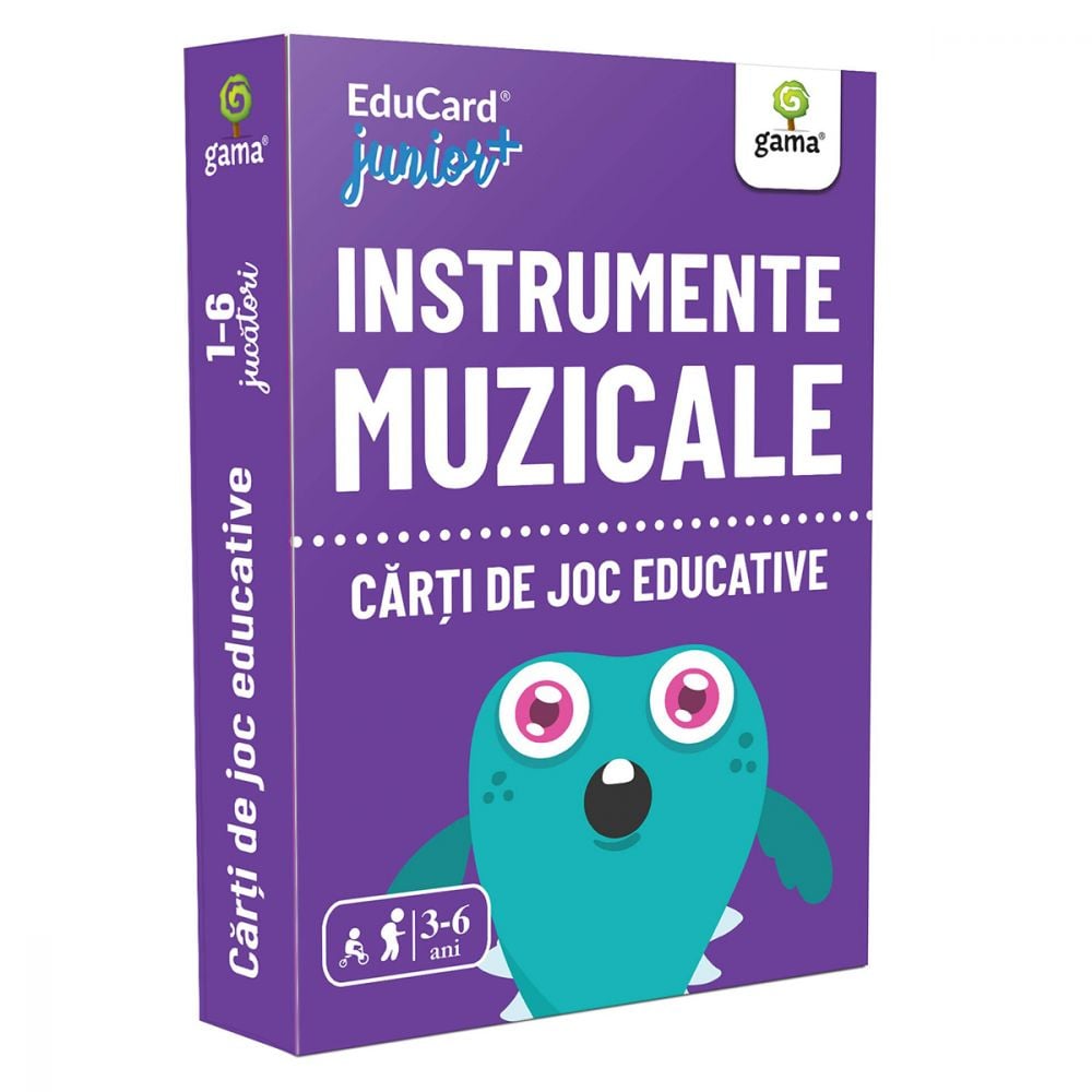 Editura Gama, Carti de joc educative Junior Plus, Instrumente muzicale