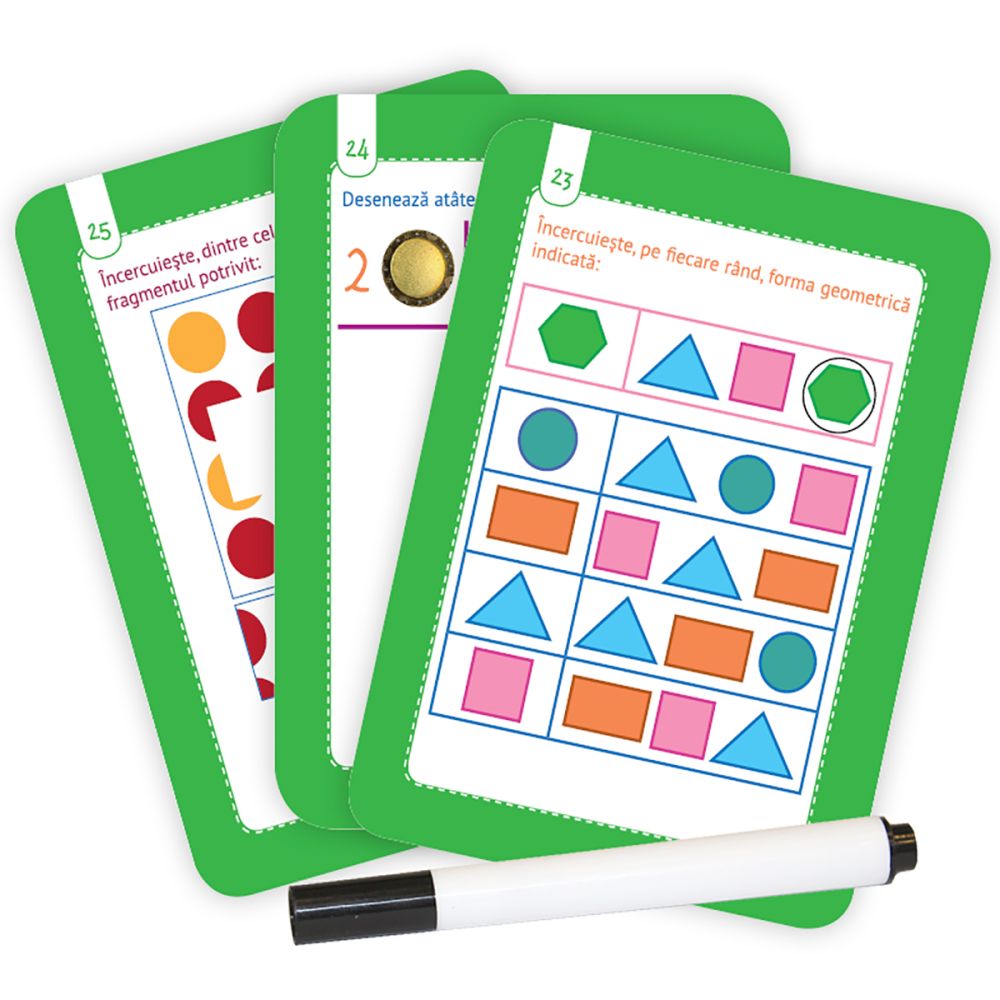 Editura Gama, Scrie si sterge Junior Plus, Gandire matematica 3-5 ani