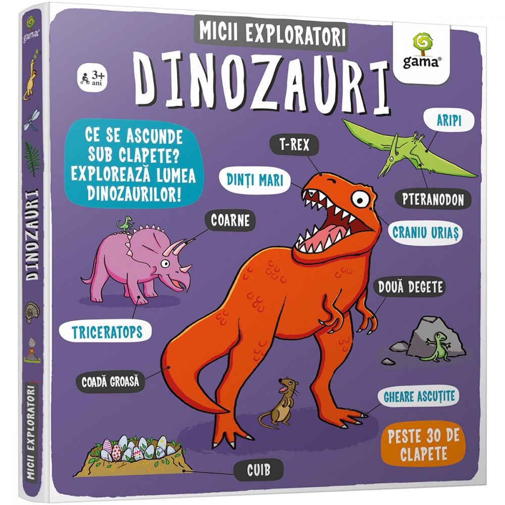 Carte Editura Gama, Micii exploratori, Dinozauri