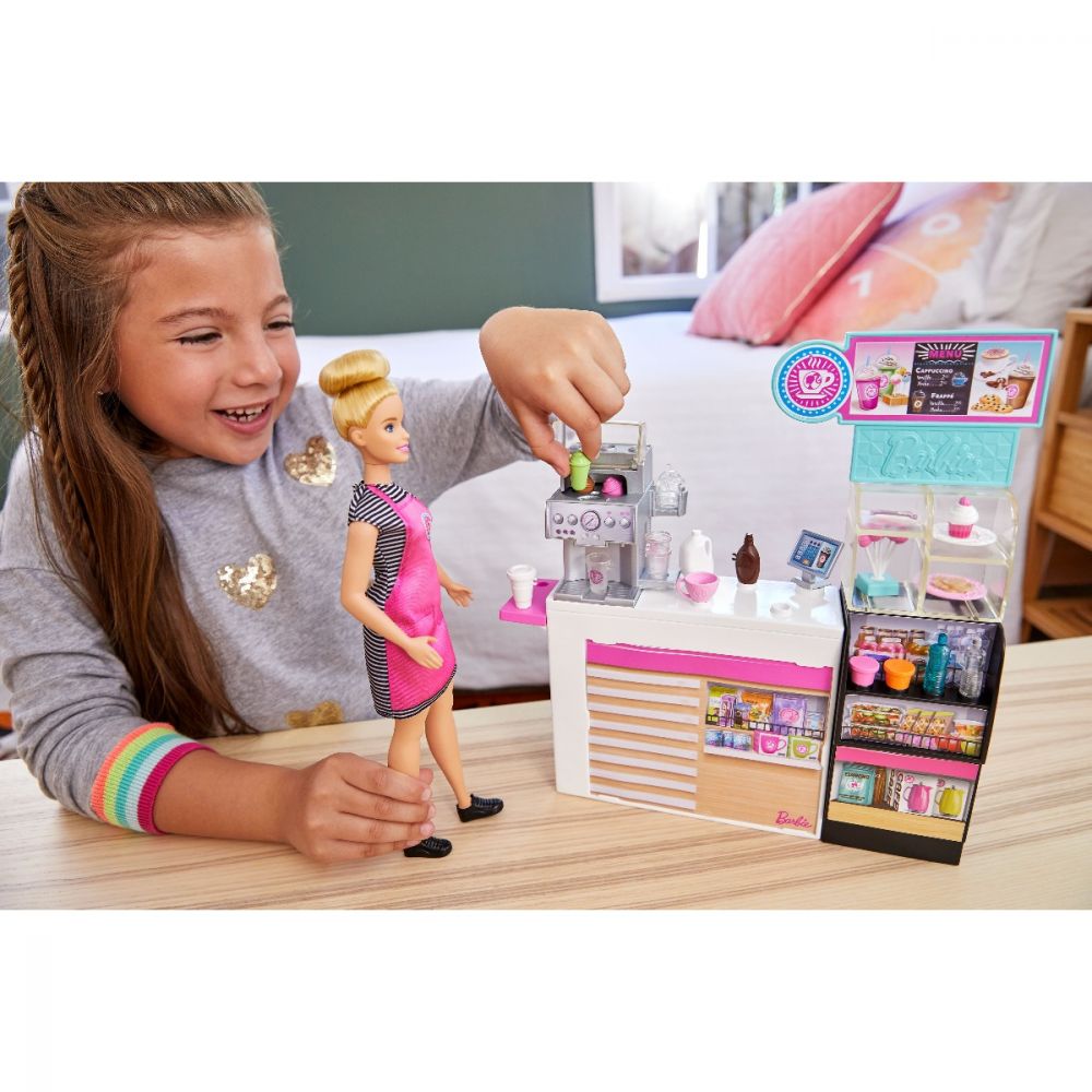 Set de joaca Papusa Barbie, Cafeneaua