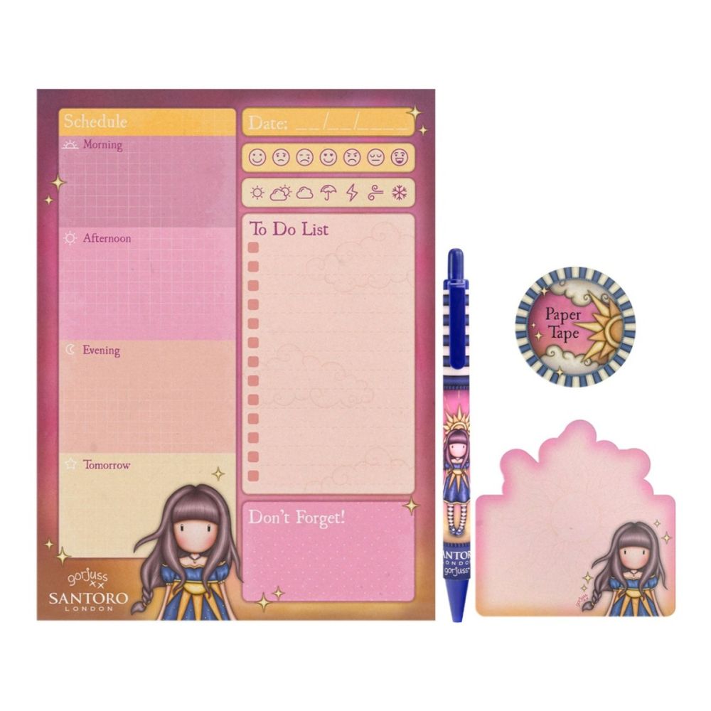 Set planificator si accesorii, Gorjuss, Ray Of Light, 52 file