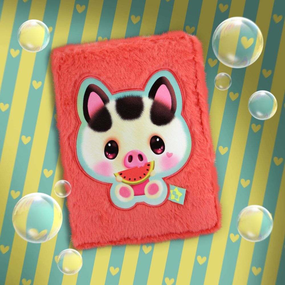 Jurnal coperta din plus Bangoberry, Piggy Pig