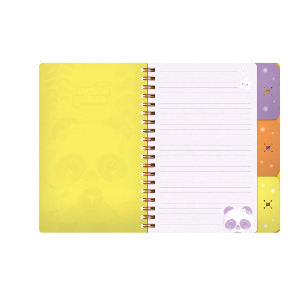 Caiet de notite cu separatoare si accesorii Bangobobs, Bangoberry, Pally Panda