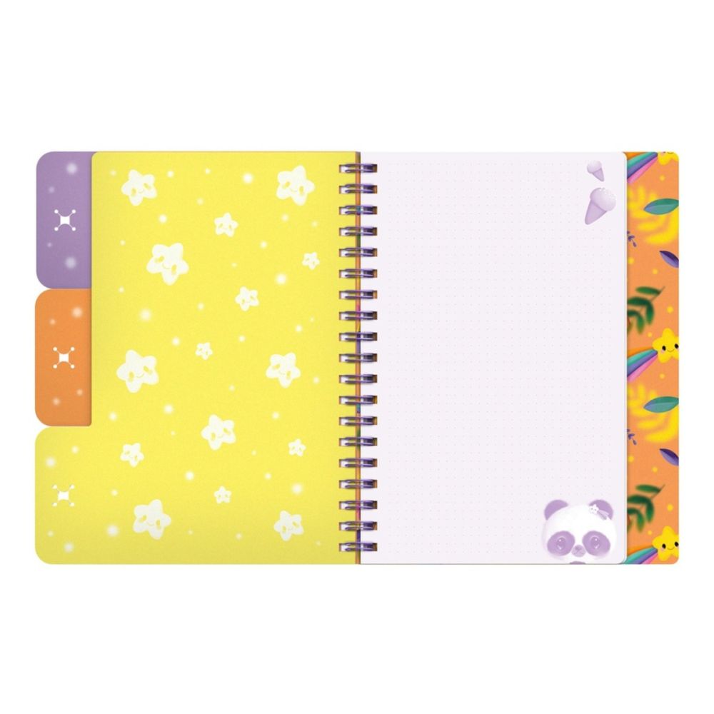 Caiet de notite cu separatoare si accesorii Bangobobs, Bangoberry, Pally Panda