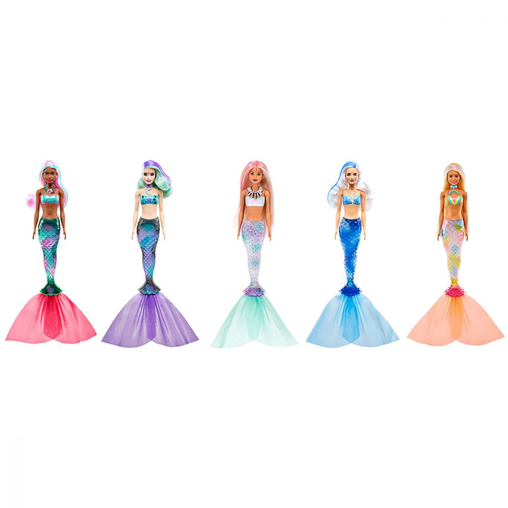Papusa surpriza Barbie Color Reveal, Sirenele
