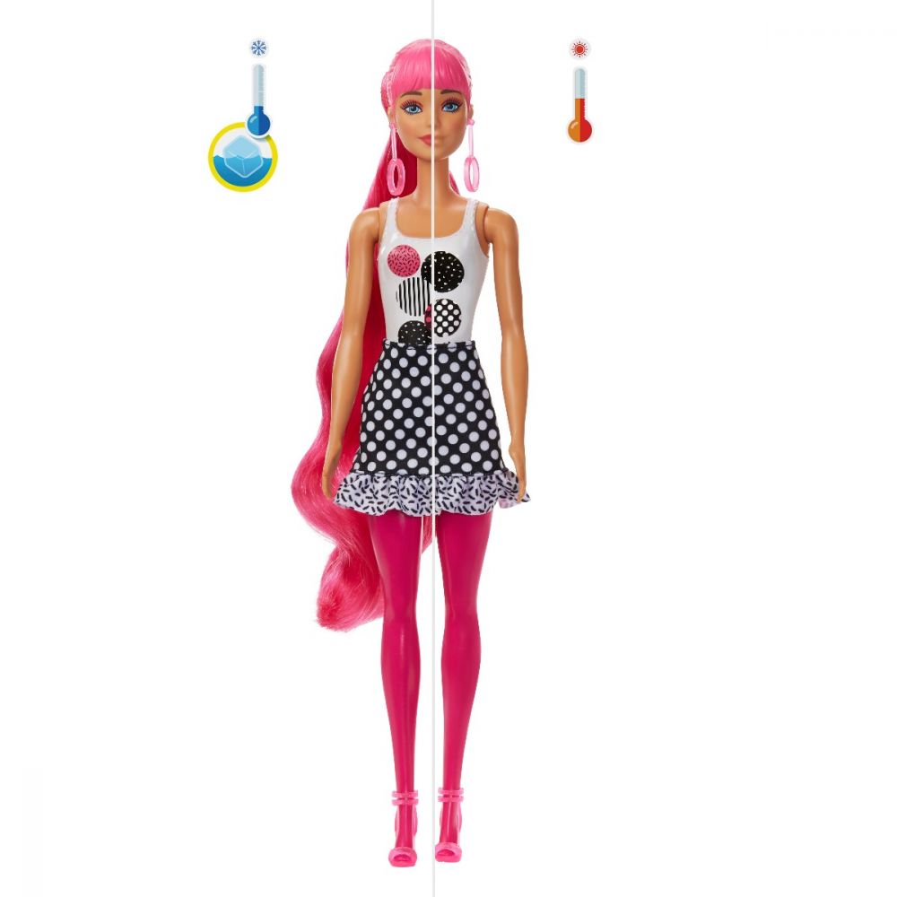 Papusa surpriza Barbie Color Reveal, Tinute monocromatice
