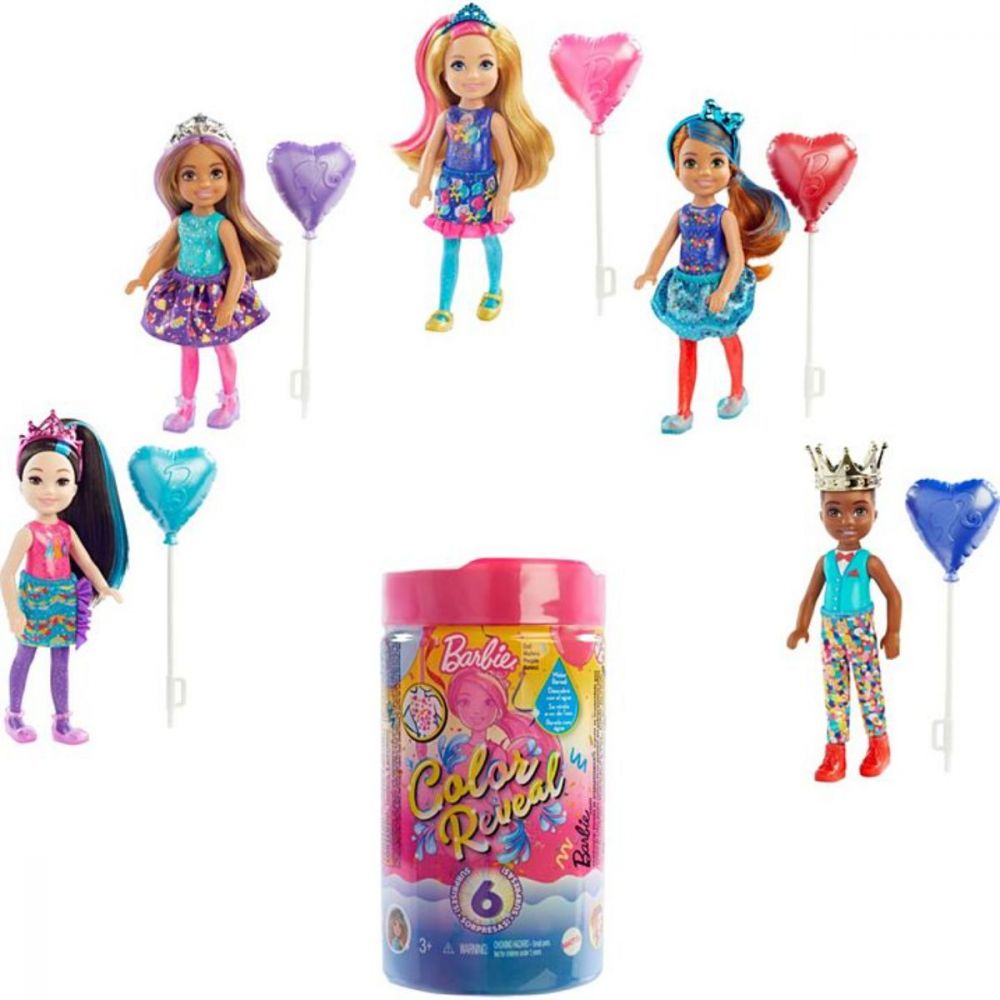 Papusa surpriza, Barbie, Color Reveal Party set Chelsea