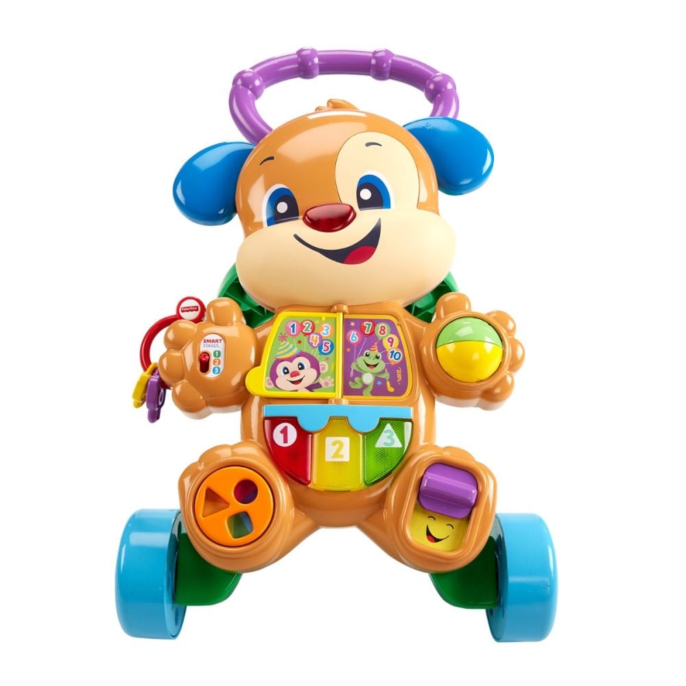 Antemergator cu activitati, Fisher Price, Catelusul, Lb Romana