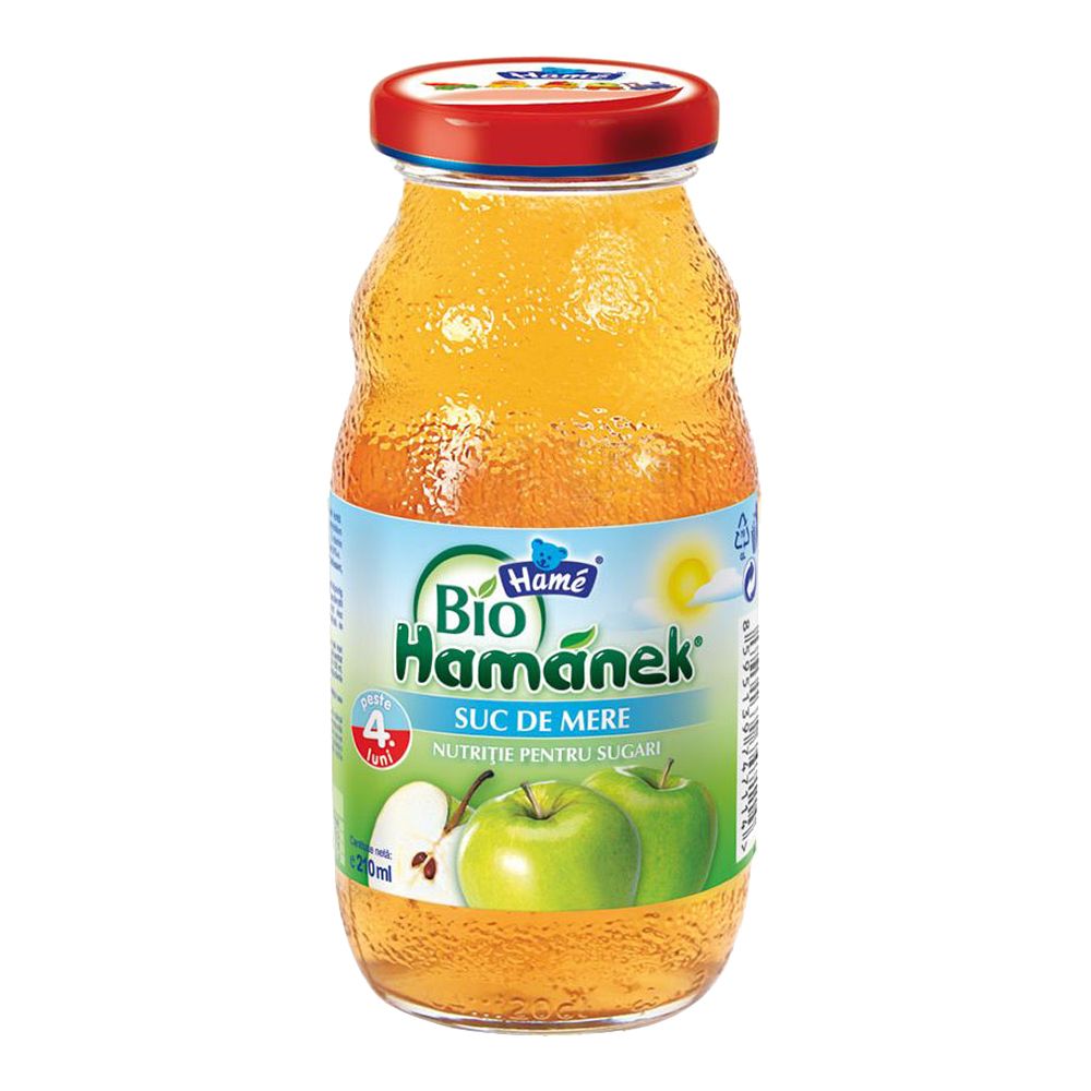 Suc de mere Hamanek BIO, 210 ml