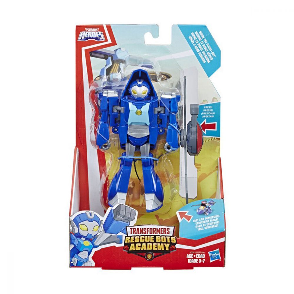 Figurina Transformers Rescue Bots Academy, Whirl The Flight Bot, E3291