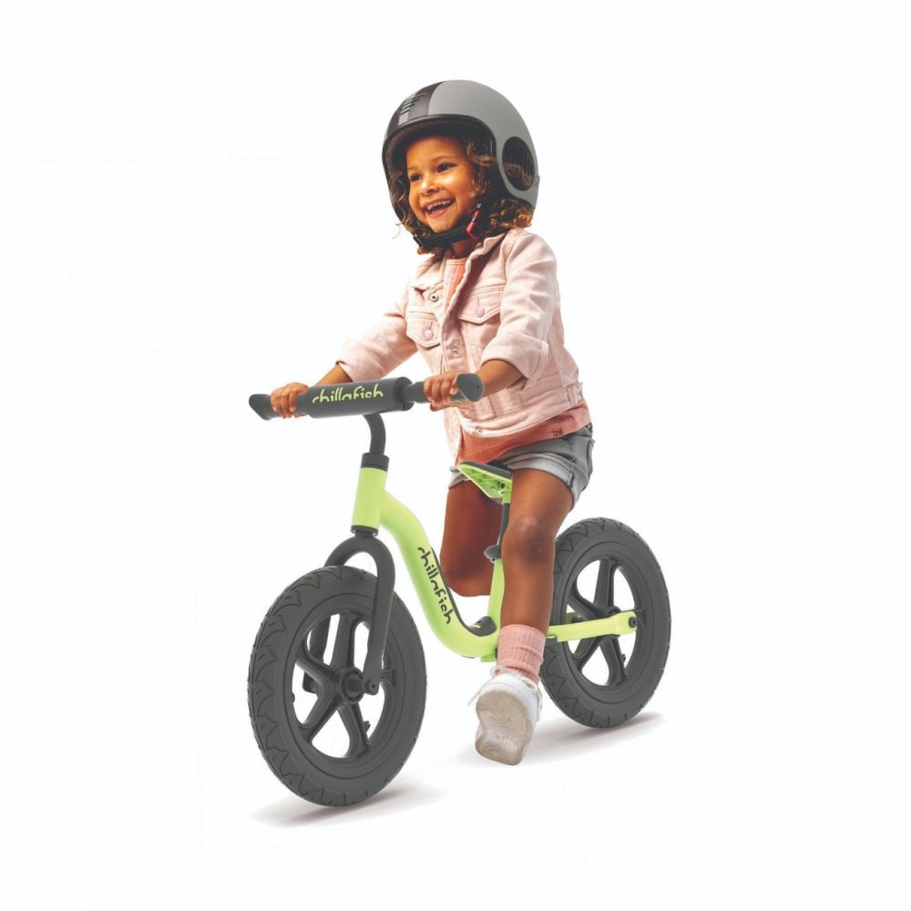 Bicicleta fara pedale, Chillafish, Charlie Sport, Verde