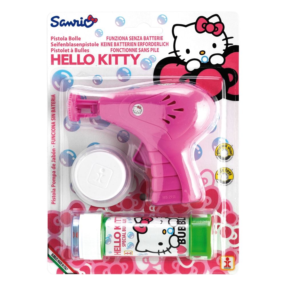 Hello Kitty - Pistol baloane de sapun 