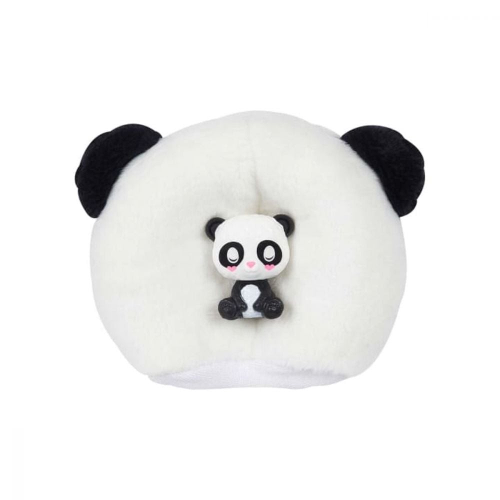 Papusa Barbie Cutie Reveal in costum de Urs Panda, cu 10 surprize