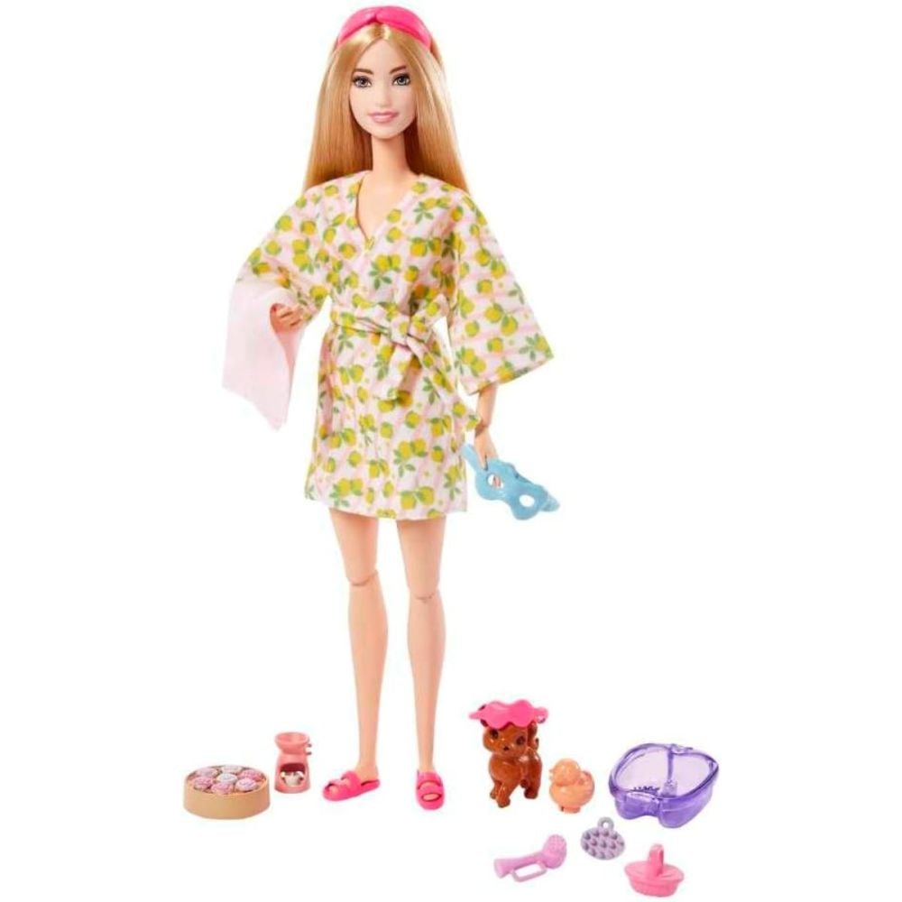 Set de joaca cu papusa Barbie, Spa Day, HKT90