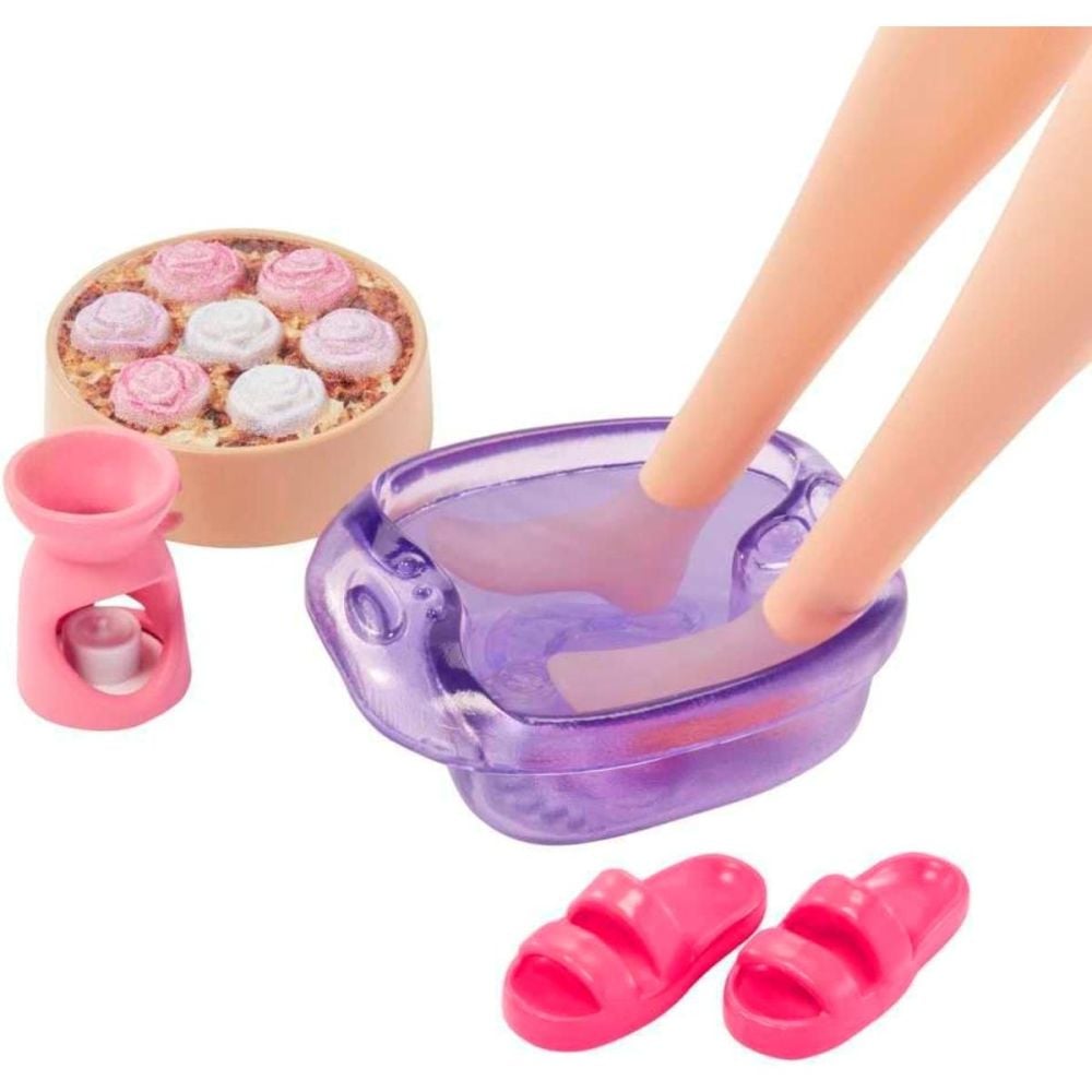 Set de joaca cu papusa Barbie, Spa Day, HKT90