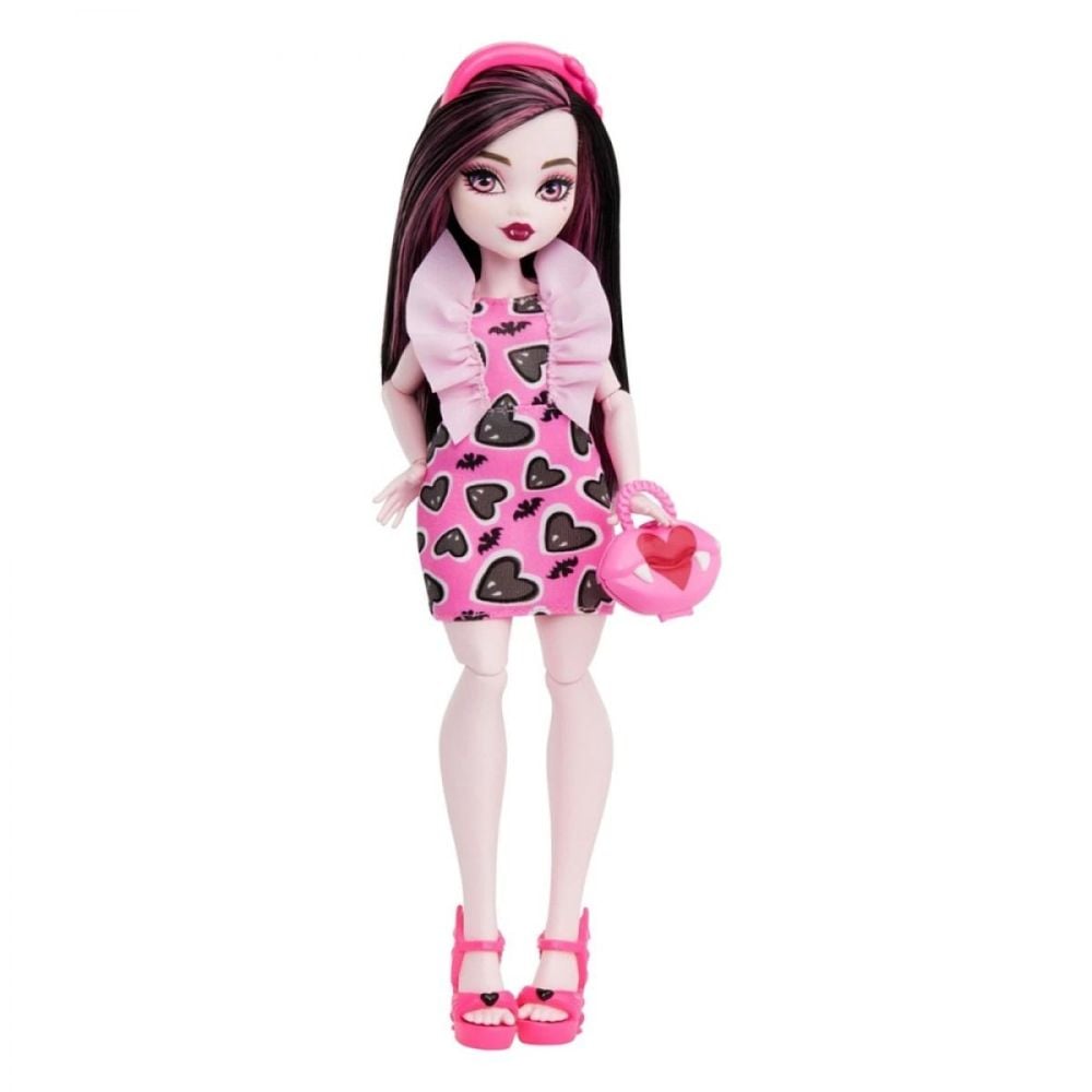 Papusa cu accesorii, Monster High, Draculaura, HKY74