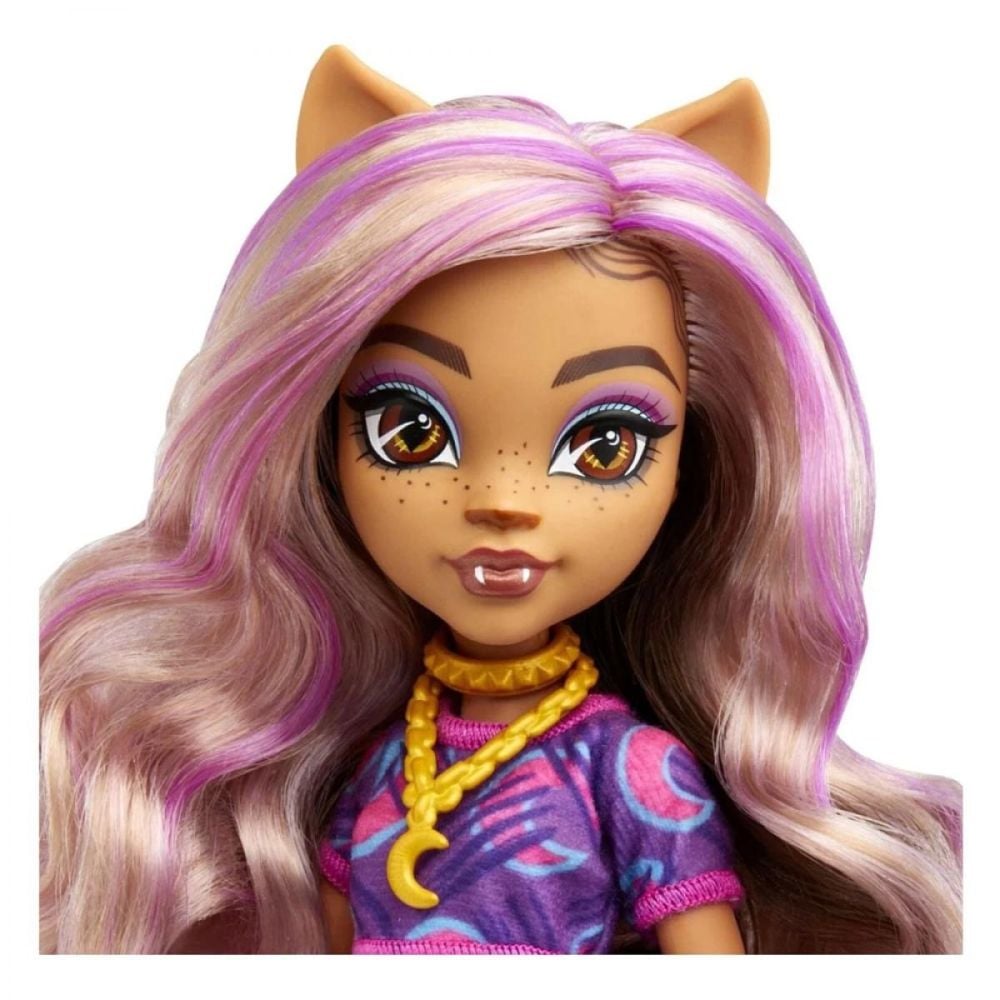 Papusa cu accesorii, Monster High, Clawdeen Wolf, HKY75