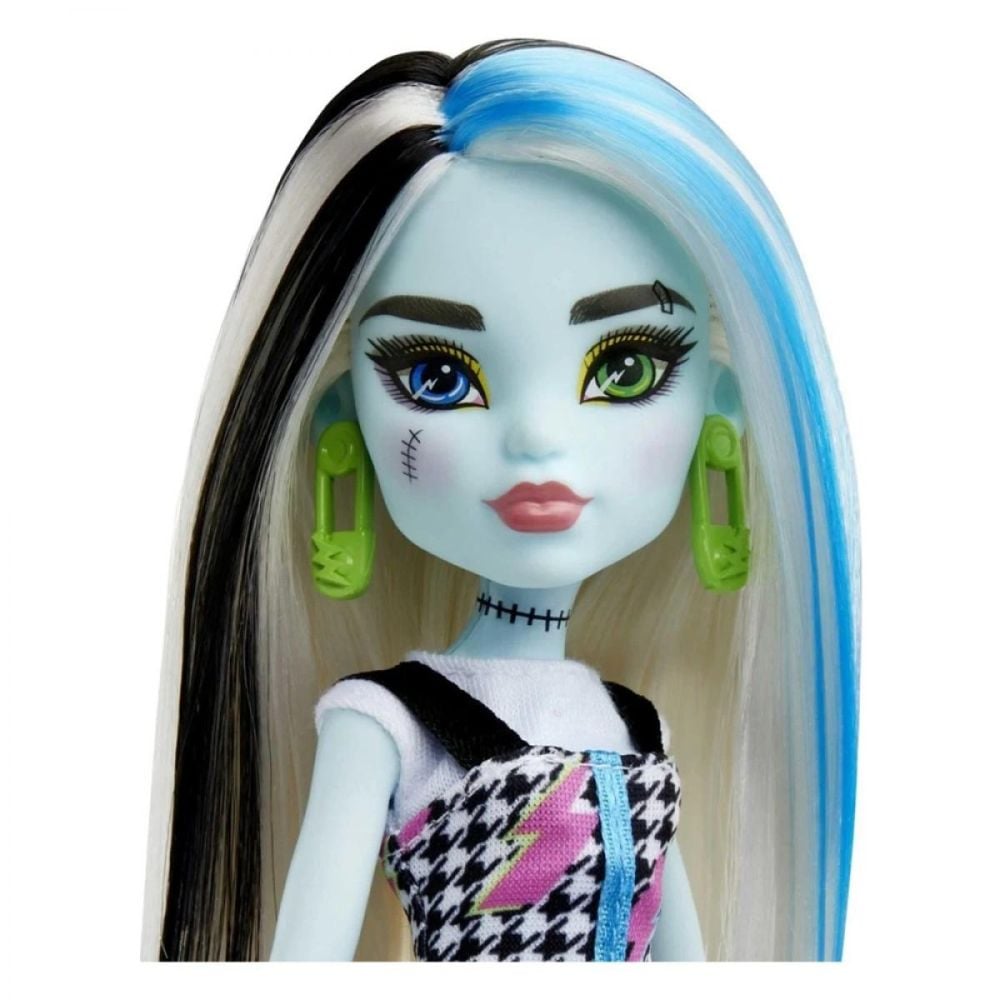 Papusa cu accesorii, Monster High, Frankie Stein, HKY76