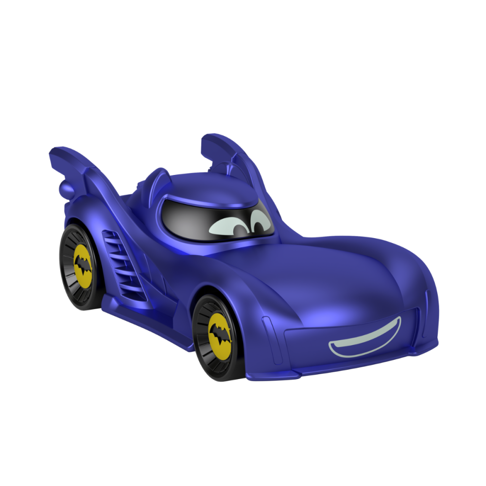Mini vehicul din metal, Fisher Price, Batwheels, Bam The Batmobile, 1:55, HML13