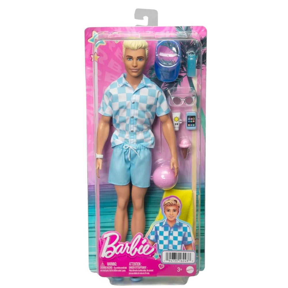 Papusa Ken, Barbie, O zi la plaja, HPL74