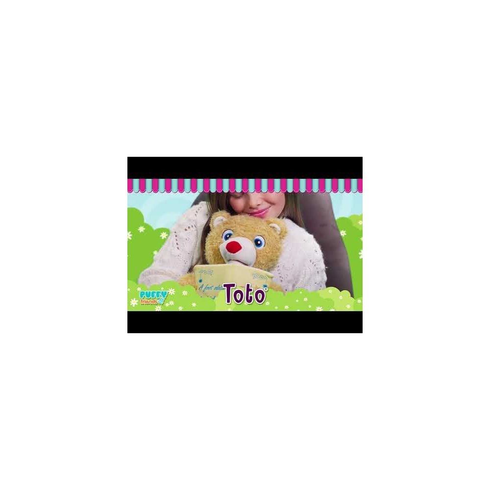 Jucarie de plus interactiva Puffy Friends, ursuletul Toto