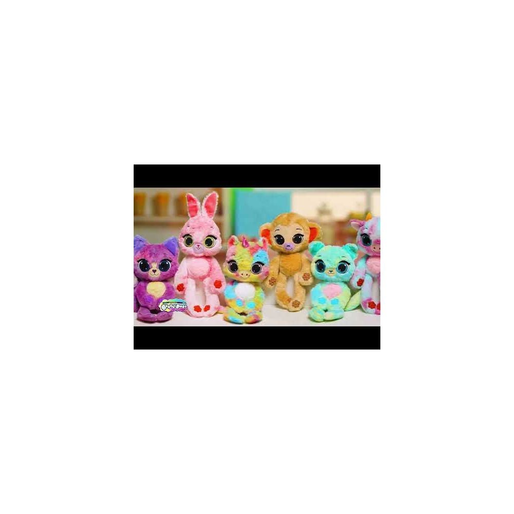 Jucarie de plus parfumata, Bubble Pops, S1, Chocolate Charm Capibara, 34 cm