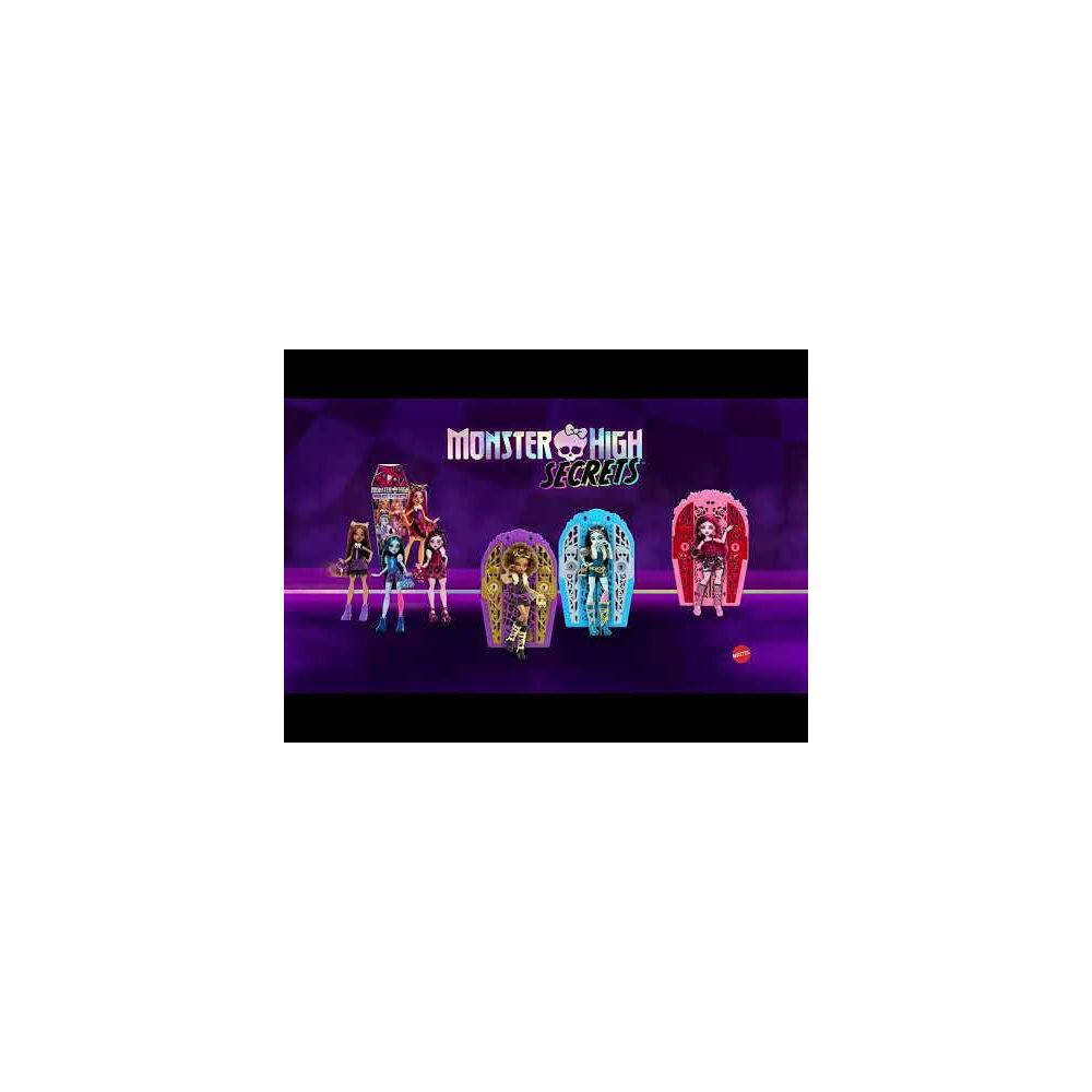 Papusa Draculara cu accesorii, Monster High, Secret Garden Misteries, HYT72