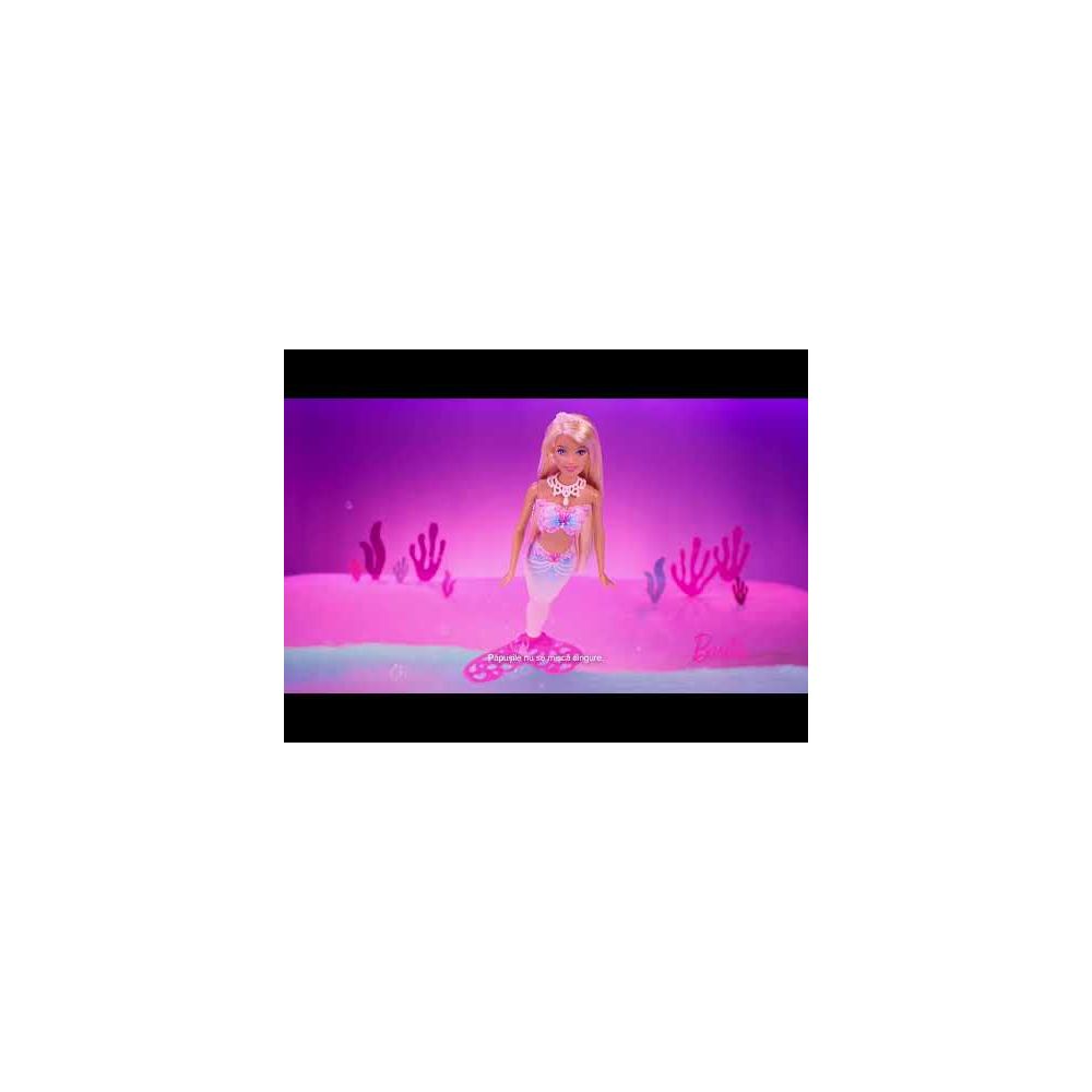 Papusa sirena, Barbie, Bubble Sparkle Mermaid, JLW56