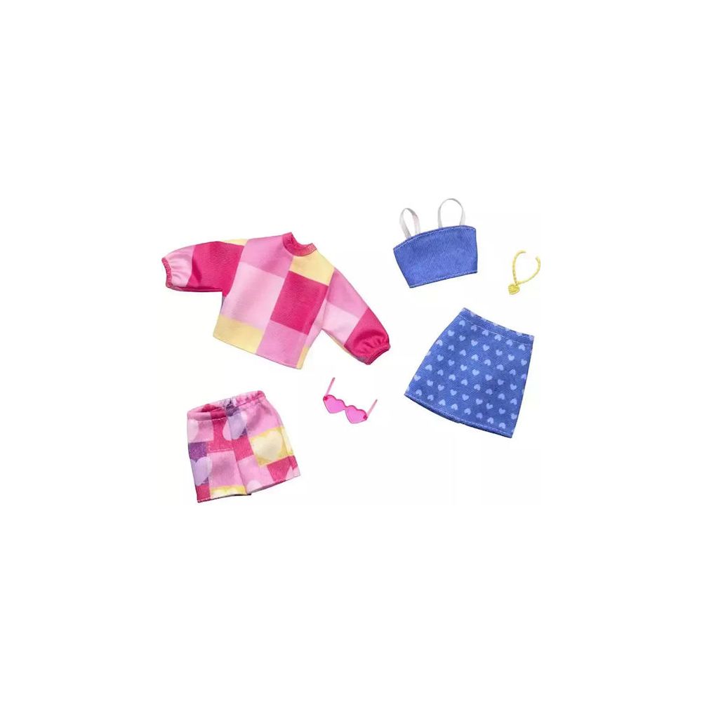 Set de haine si accesorii pentru papusi, Barbie, HRH42