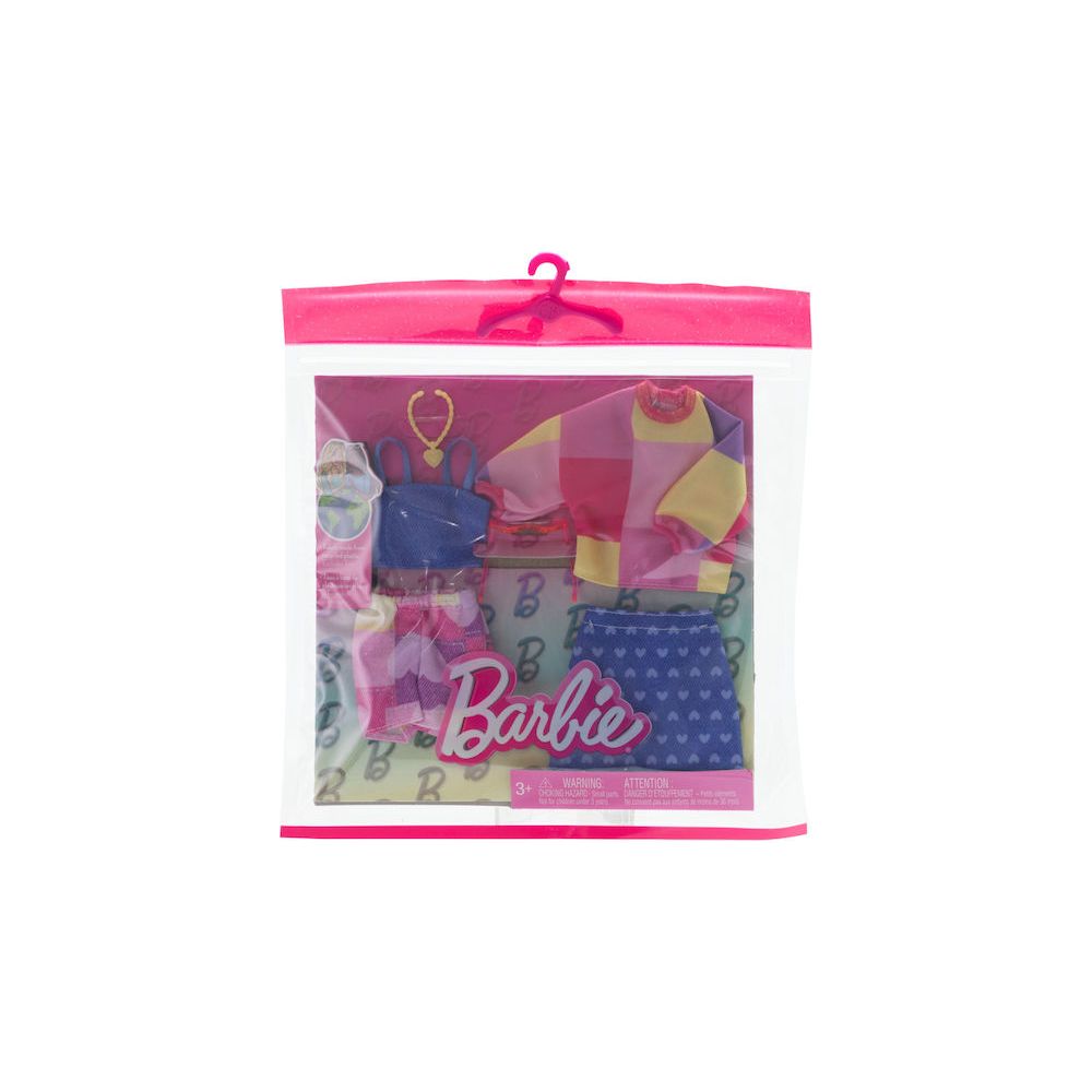 Set de haine si accesorii pentru papusi, Barbie, HRH42
