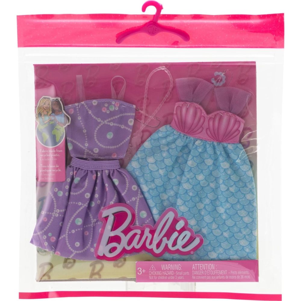 Set de haine si accesorii pentru papusi, Barbie, HRH44