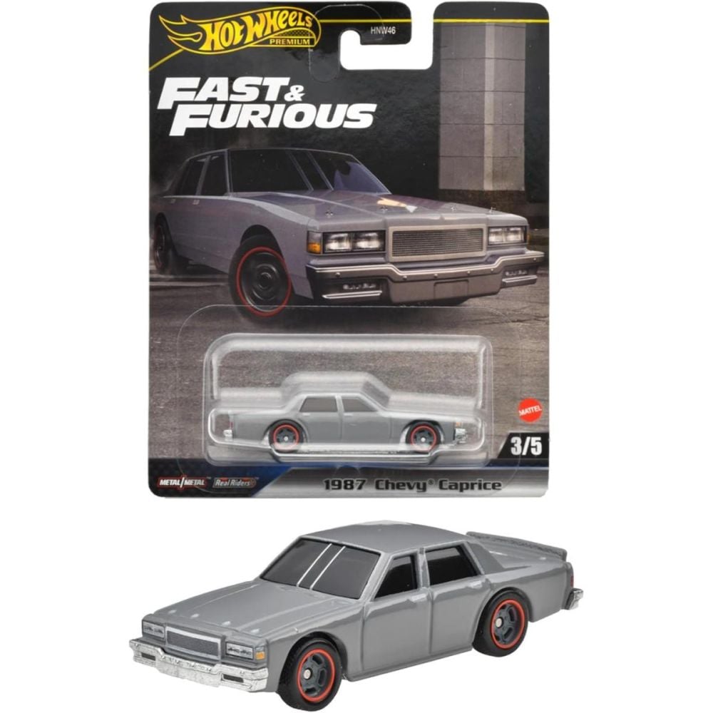 Masinuta din metal, Hot Wheels, Fast and Furious, 1987 Chevy Caprice, HRT98