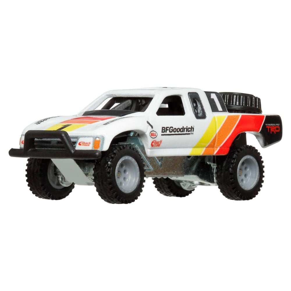 Transportator cu masinuta Hot Wheels, Car Culture, Toyota Off-Road Pickup Truck si Fleet Street Truck, HRV39