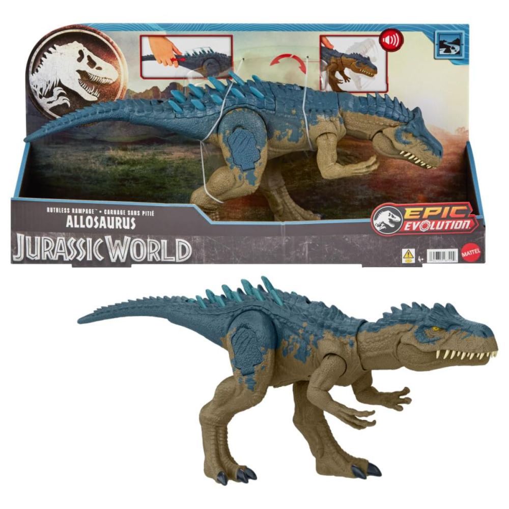 Figurina dinozaur, Jurassic World, Allosaurus, HRX50