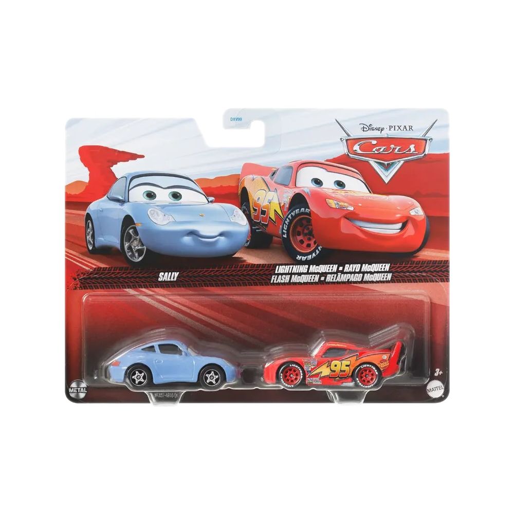Set masinute Disney Cars 3, Sally si Lightning McQueen, 1:55