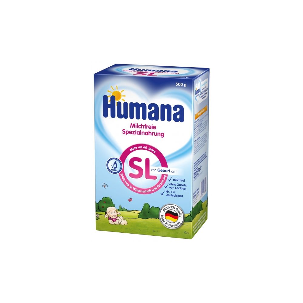 Humana SL, Formula de lapte pe baza de soia, 500g